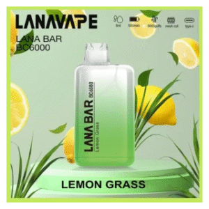 LANA拉娜電子煙一次性拋棄式|Lana Bar BC6000 Puffs|檸檬草