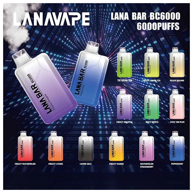 Lana拉娜電子煙一次性拋棄式|Lana Bar BC6000 Puffs