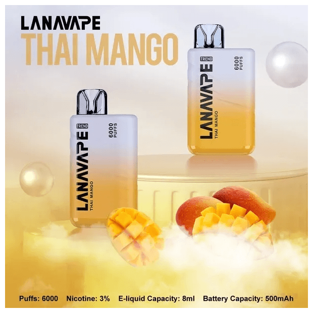 Lana拉娜電子煙一次性拋棄式|Lana Bar BC6000 Puffs|芒果
