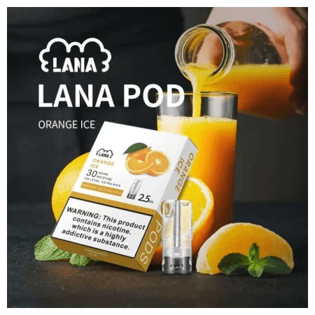 LANA拉娜電子菸一代煙彈 換彈設計 2.5mlX3枚入|橙汁