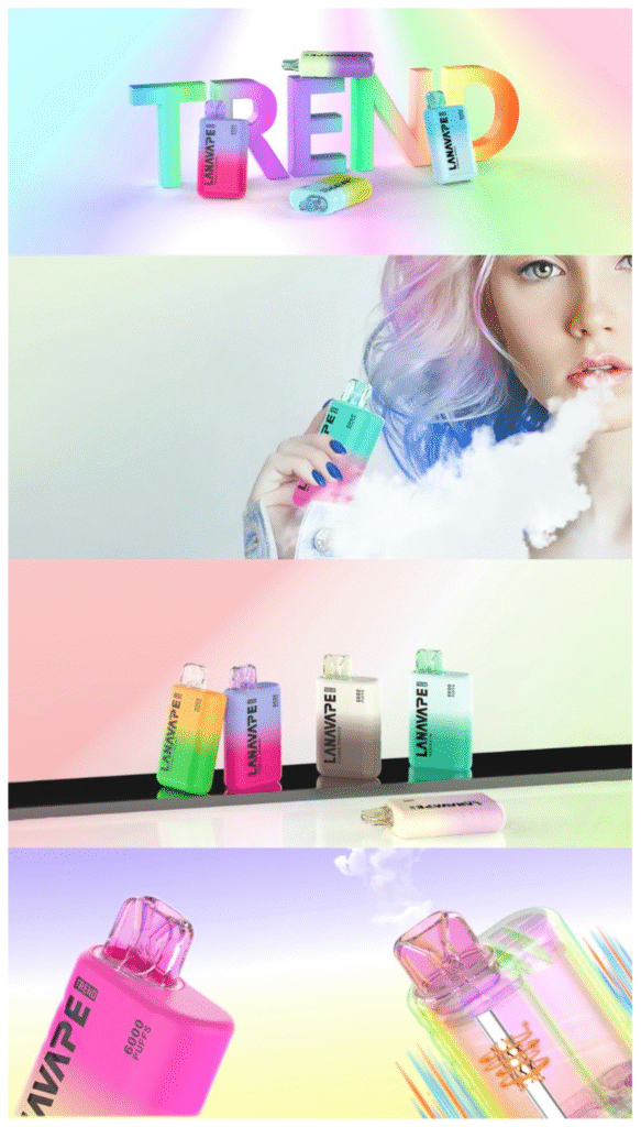 Lana拉娜拋棄式一次性電子煙|Lana Bar BC6000 Puffs|可充電 濃郁口感