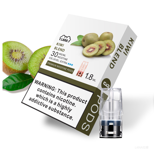 LANA拉娜電子菸一代煙彈 換彈設計 2.5mlX3枚入|奇異果