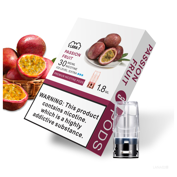 lana拉娜電子菸一代煙彈 換彈設計 2.5mlX3枚入|百香果